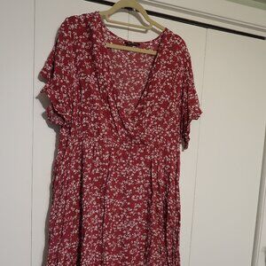 Bloomchic red flowered dress